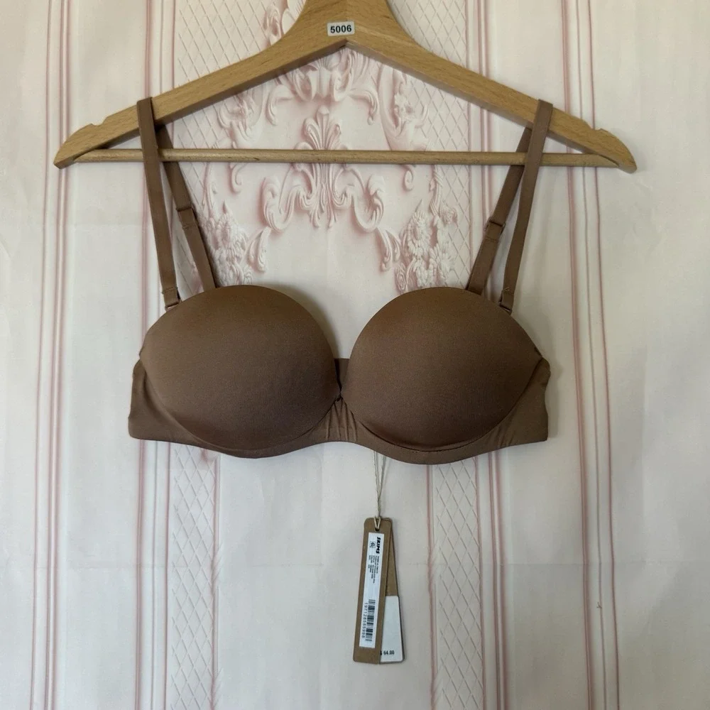 Skims Ultimate Push Up Strapless Bra In Sienna Size 32B NWT $64